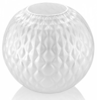 IVV White Optical Glass Vase